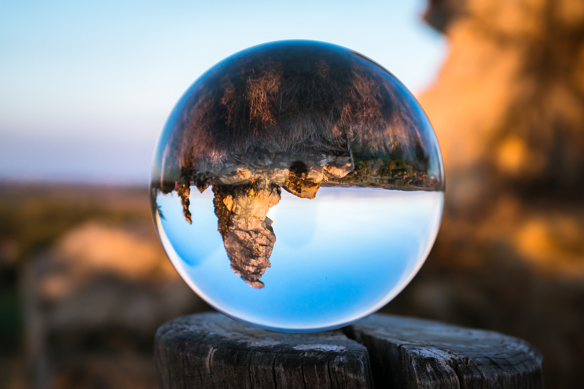 Exemple de photo avec lensball