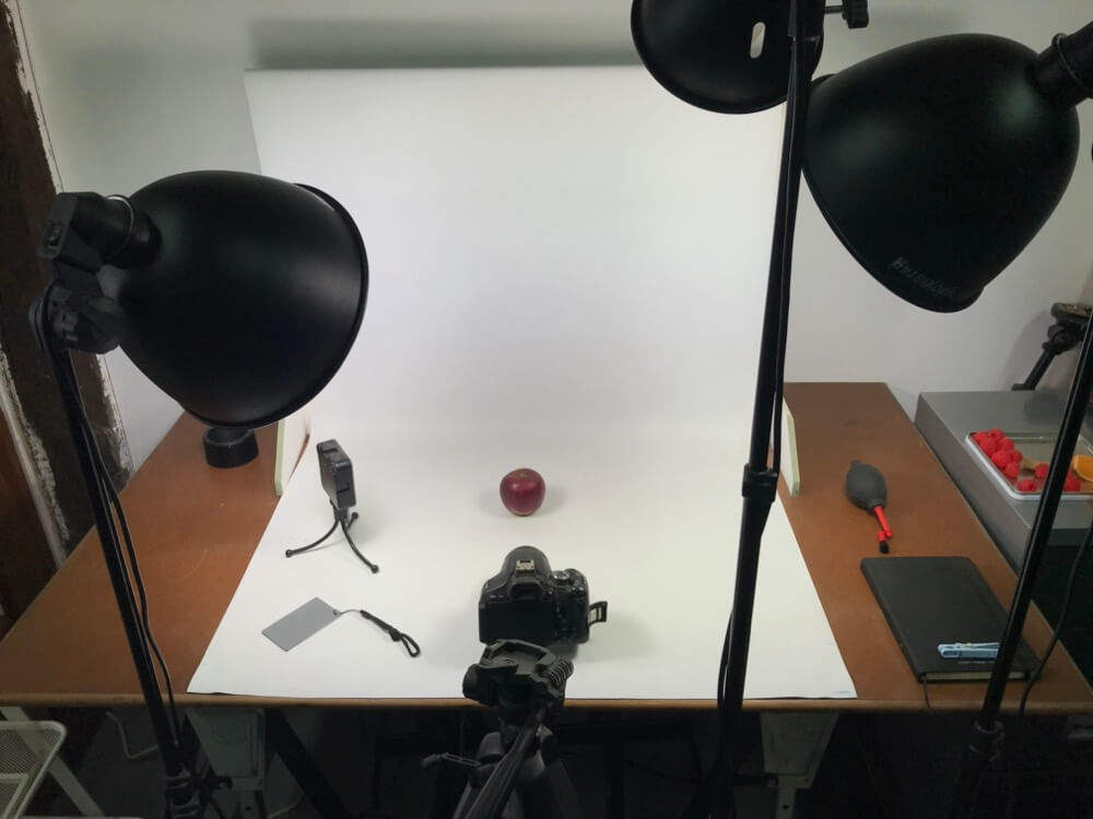 Studio photo prêt pour du packshot