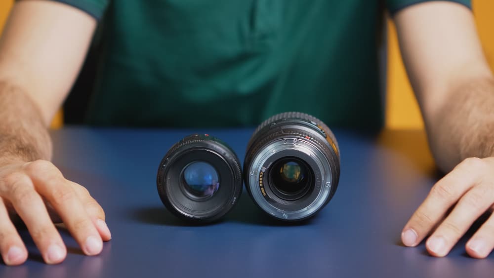 comparaison de deux objectifs