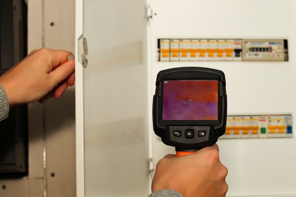 surveillance de la surchauffe d'un réseau électrique